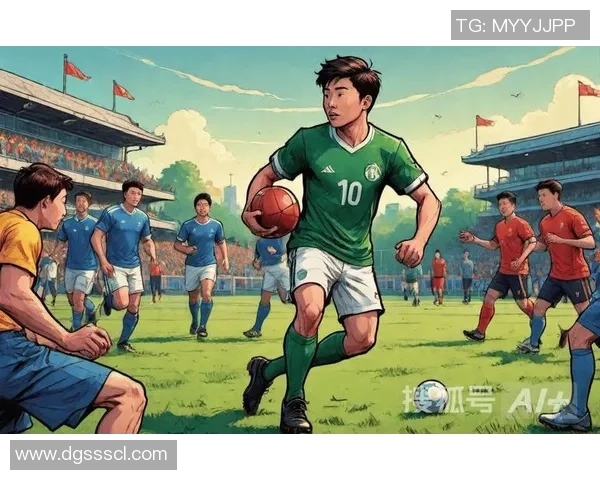 足球新星卡通形象闪耀登场年轻球员们的未来之星全新艺术风采展示